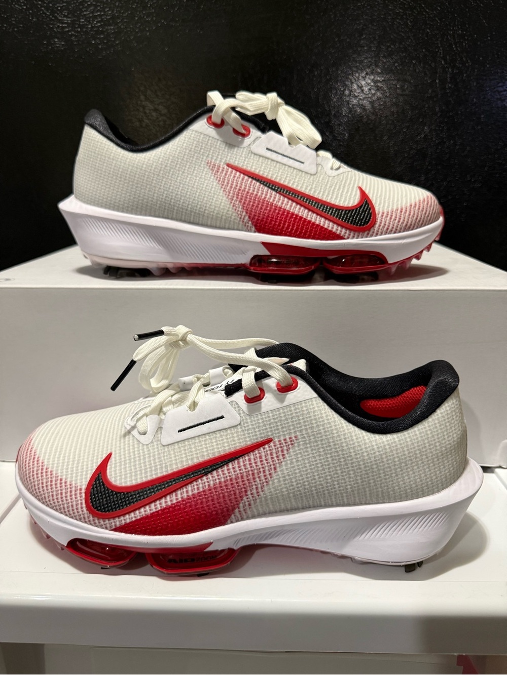 Nike Air Zoom Infinity Tour 2 Golf Shoes Mens Size 6.5 White FD0217-101 Red